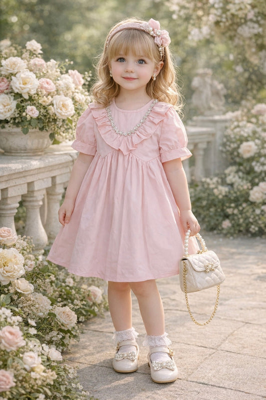 Pearl Frill Party Dress