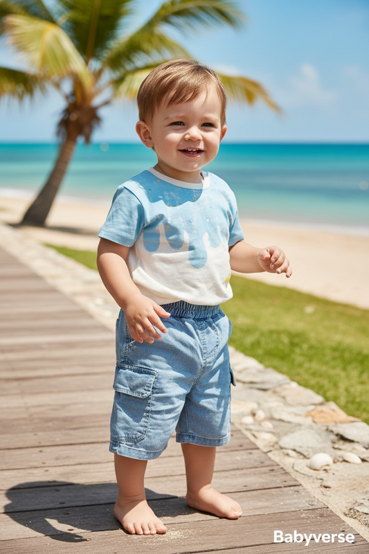 Splash Play Cargo Shorts Set