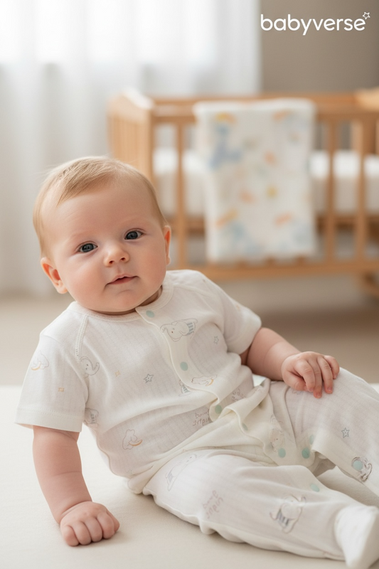 Premium Ribbed Cotton Baby Romper