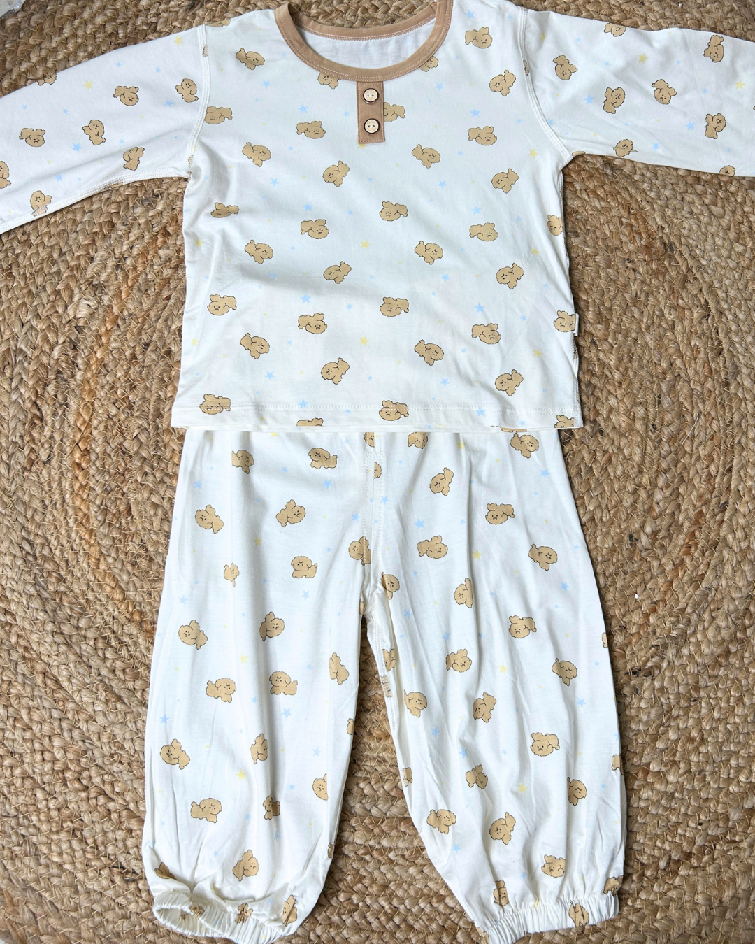 Teddy Dreams Cotton Night Suit