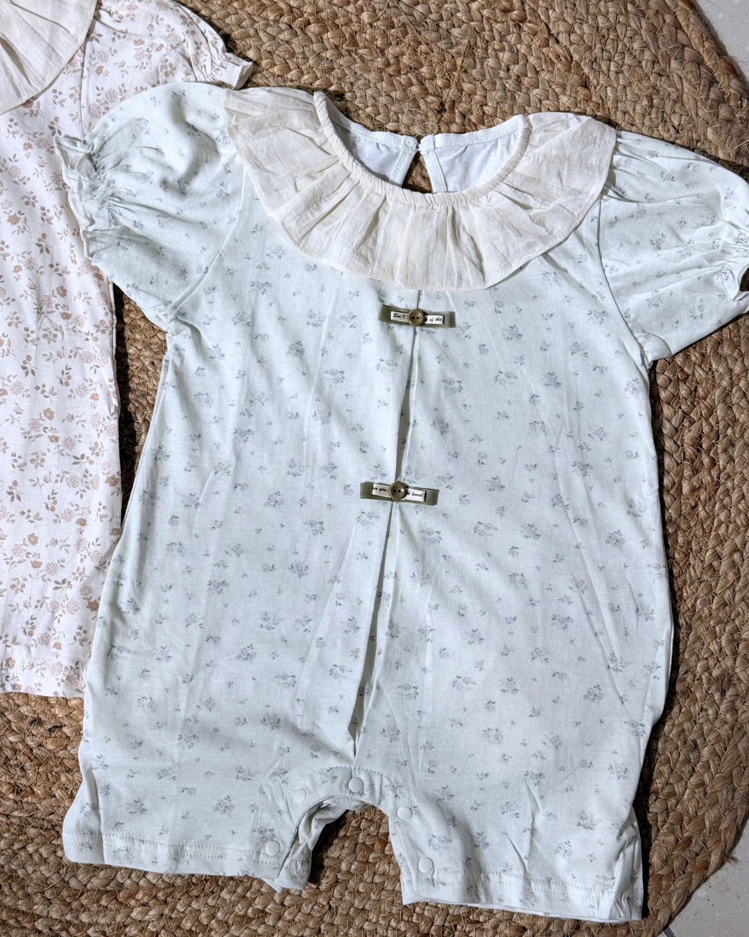 Premium Cotton Peter Pan Collar Romper