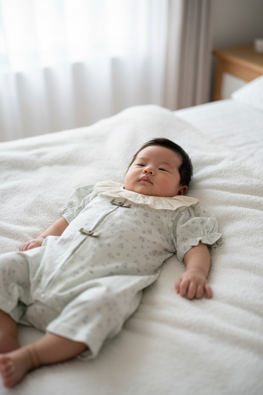 Premium Cotton Peter Pan Collar Romper