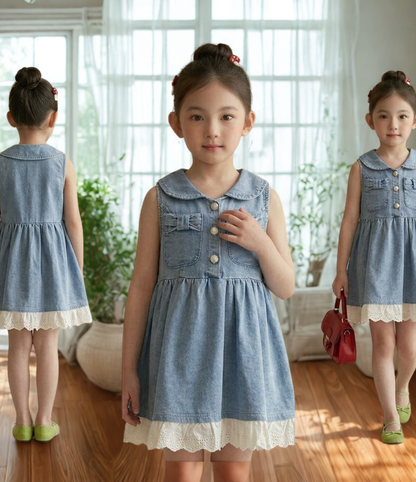 Ruffle Lace Tiered Dress