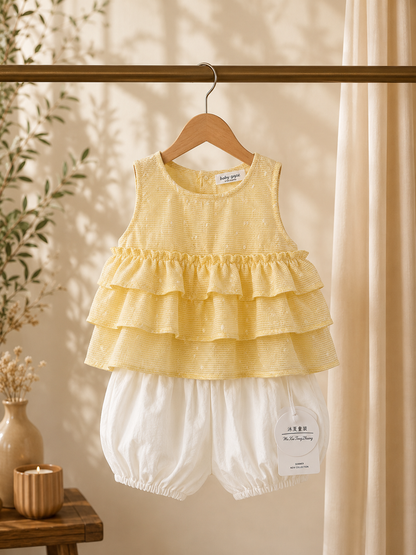 Sweet Waffle Tiered Dress