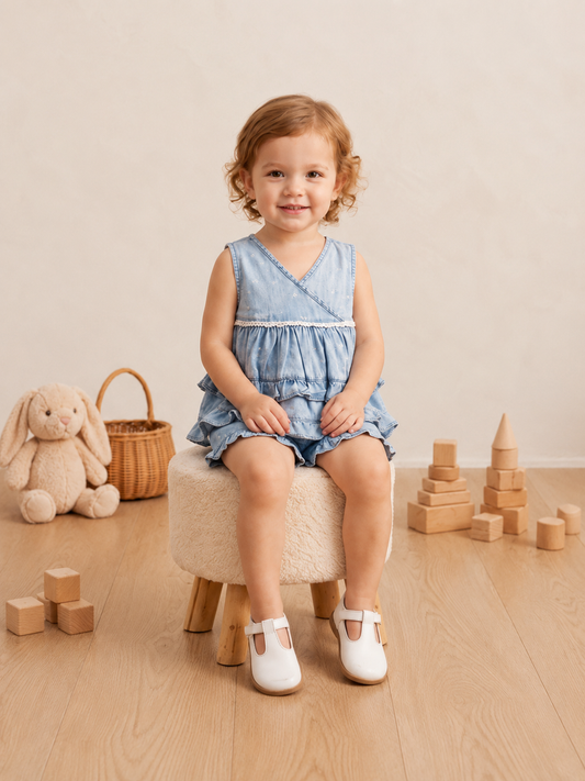 Ruffle Denim Dream Co-Ord Set