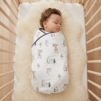 Party Parade Muslin  Blanket