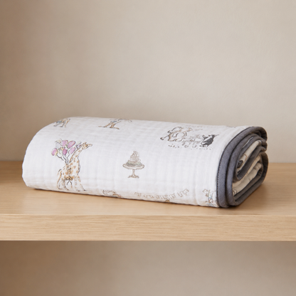 Party Parade Muslin  Blanket