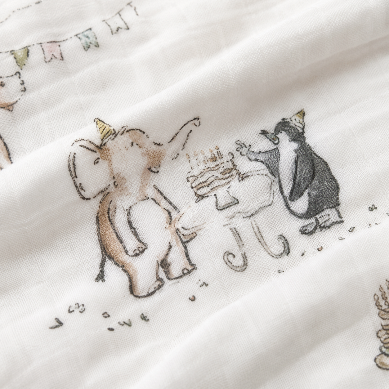 Party Parade Muslin  Blanket