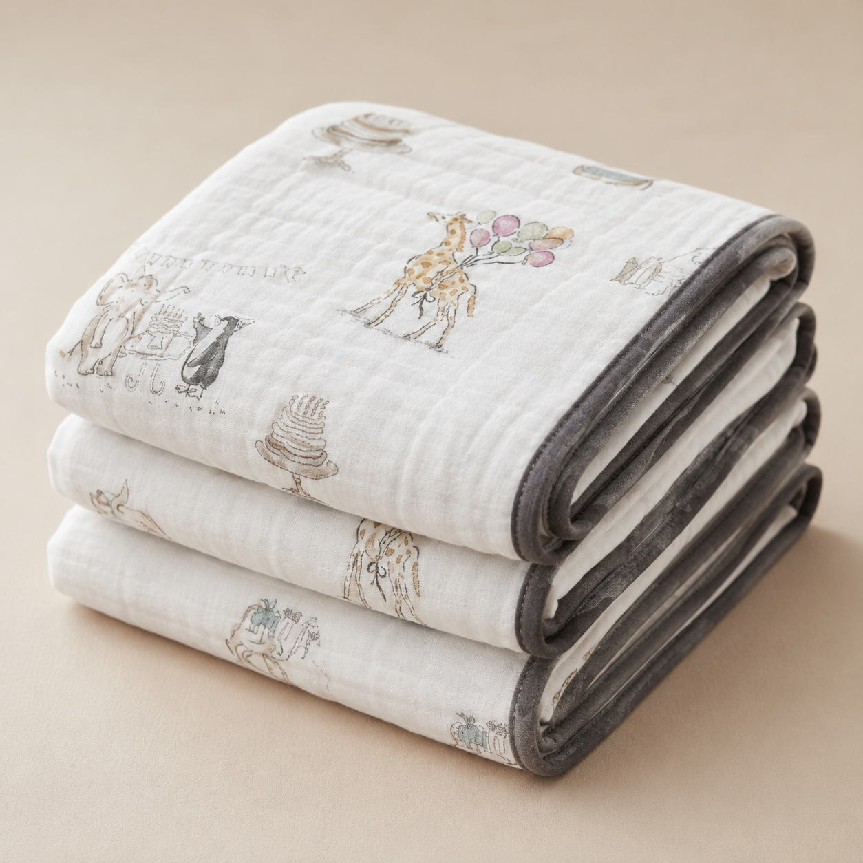 Party Parade Muslin  Blanket