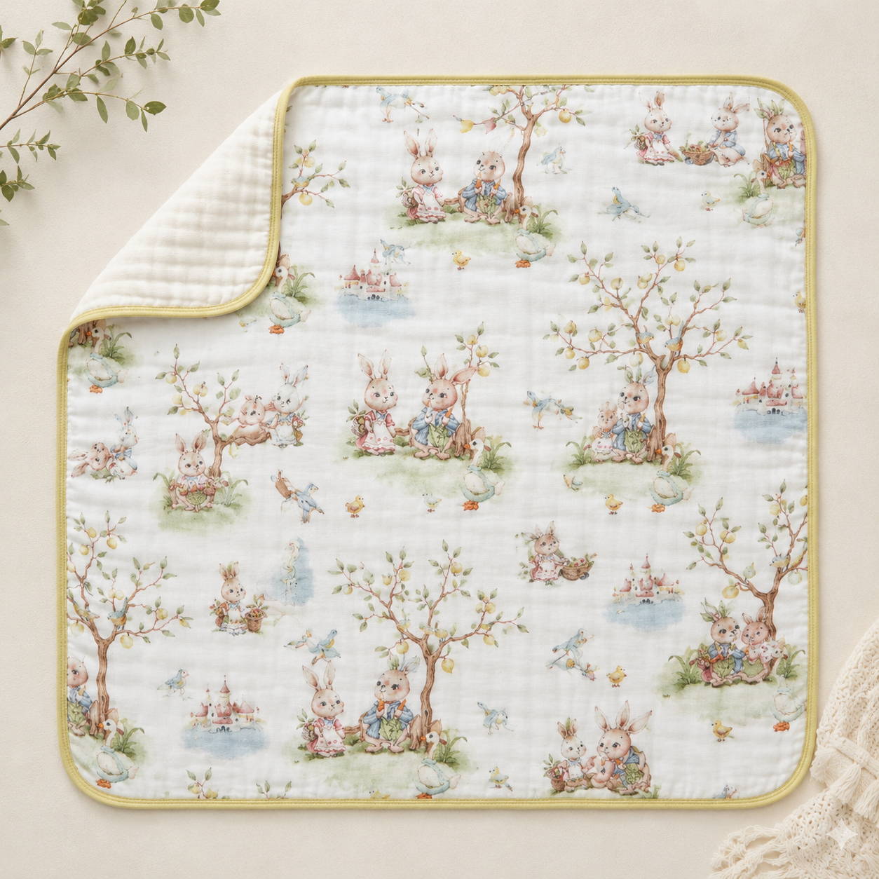 Enchanted Garden Muslin Blanket