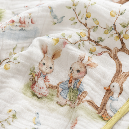 Enchanted Garden Muslin Blanket