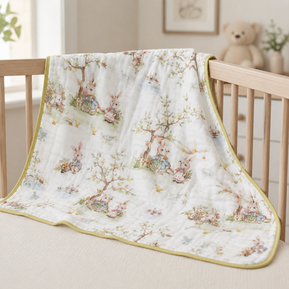 Enchanted Garden Muslin Blanket