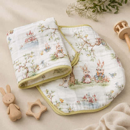 Enchanted Garden Muslin Blanket