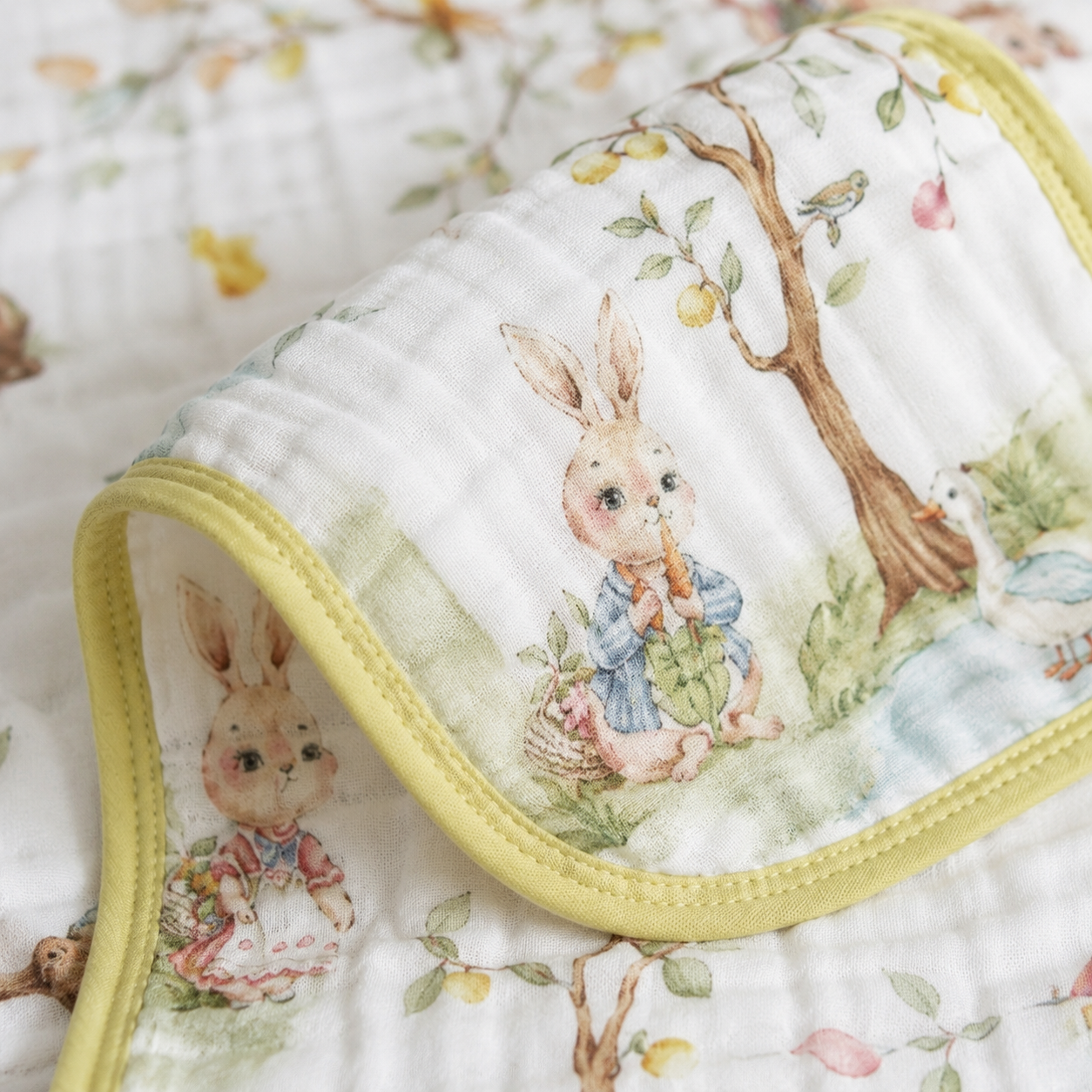 Enchanted Garden Muslin Blanket