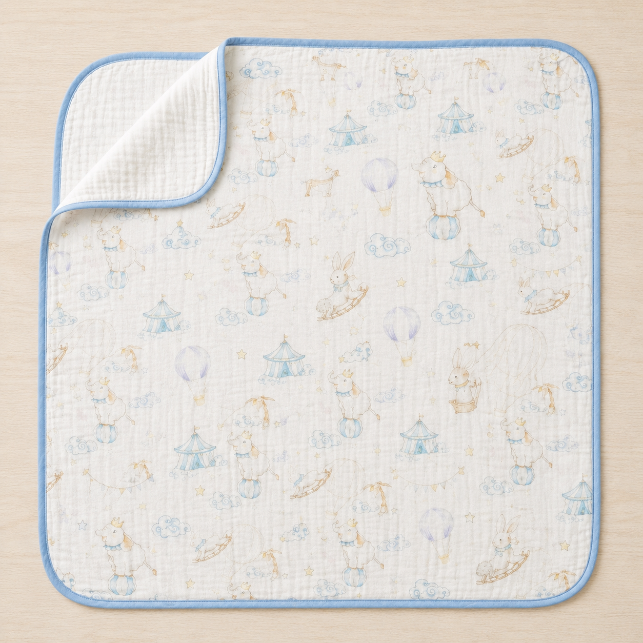 Cloud & Circus Dreams MUSLIN BLANKET