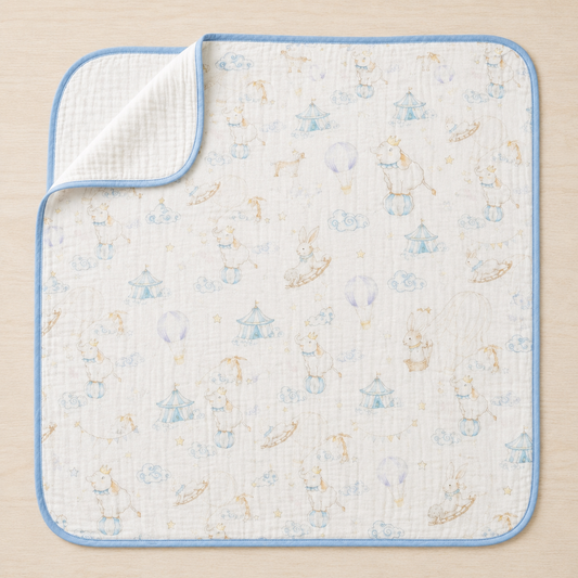 Cloud & Circus Dreams MUSLIN BLANKET