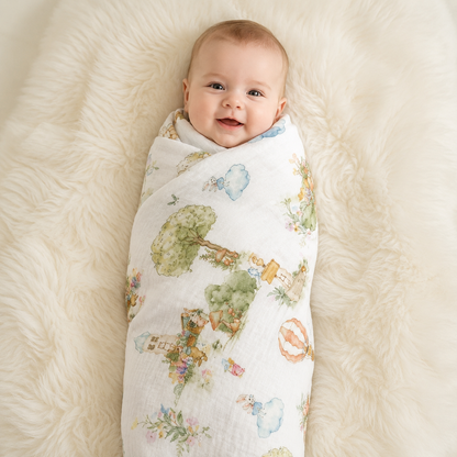 Enchanted Meadows Muslin Blanket