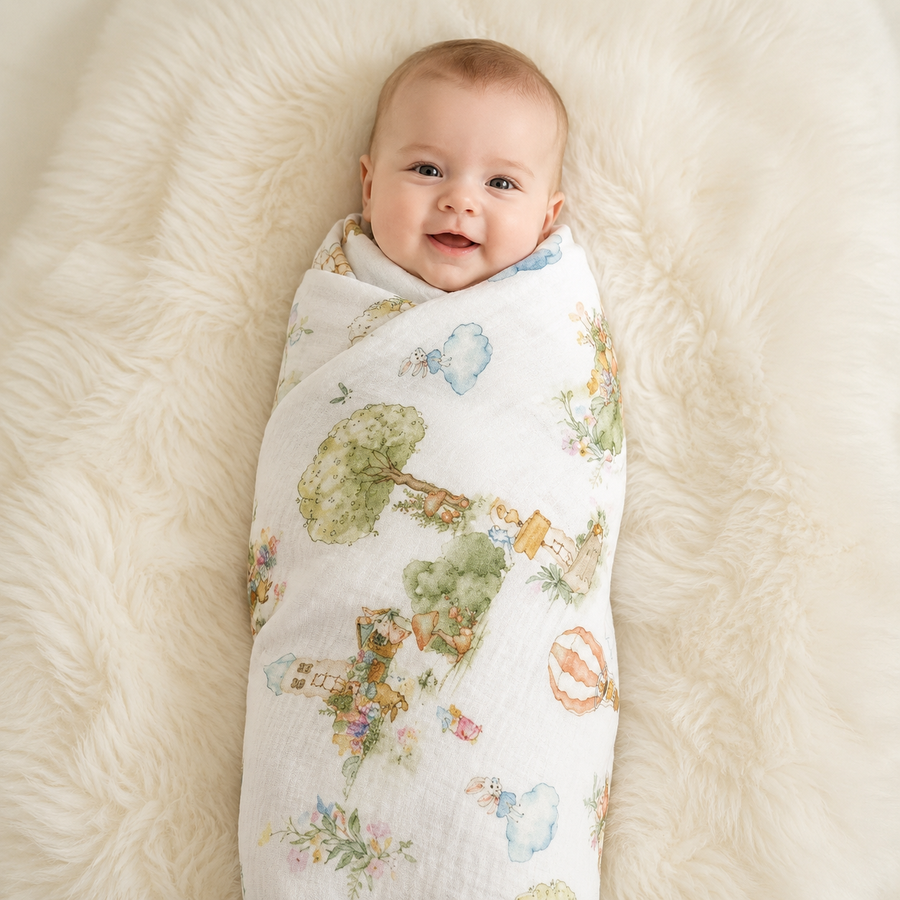 Enchanted Meadows Muslin Blanket