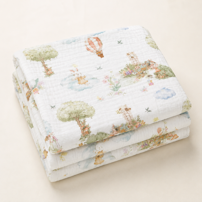 Enchanted Meadows Muslin Blanket