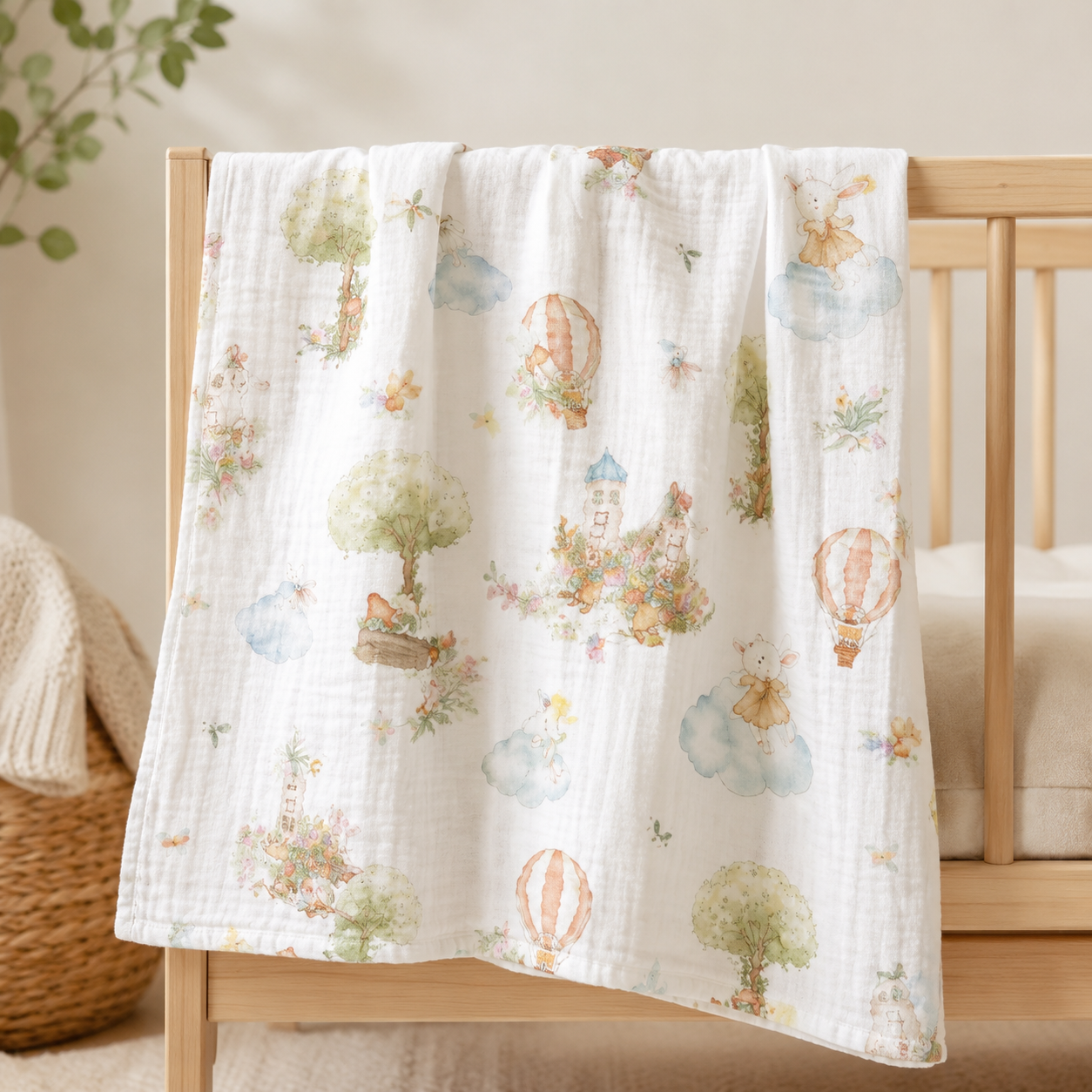Enchanted Meadows Muslin Blanket