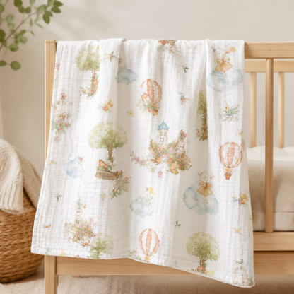 Enchanted Meadows Muslin Blanket