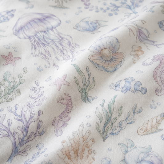 Ocean Dreams Reversible Baby Blanket