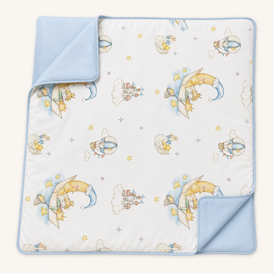 Moonlit Dreams Reversible  Baby Blanket