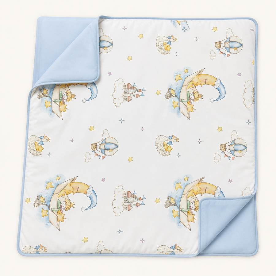 Moonlit Dreams Reversible  Baby Blanket