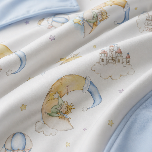 Moonlit Dreams Reversible  Baby Blanket