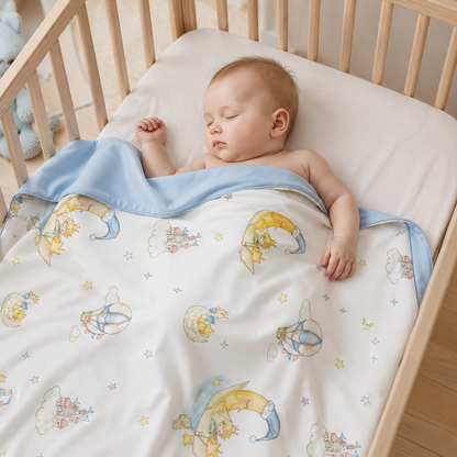 Moonlit Dreams Reversible  Baby Blanket
