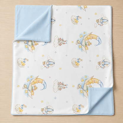 Moonlit Dreams Reversible  Baby Blanket