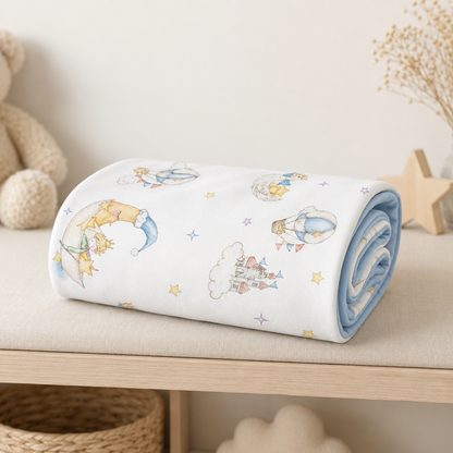 Moonlit Dreams Reversible  Baby Blanket