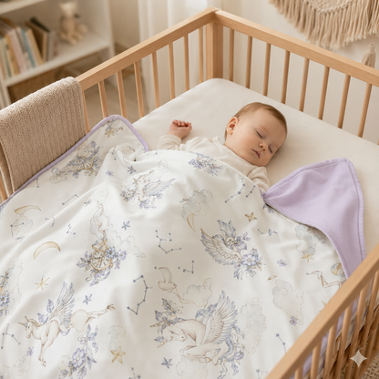 Cosmic Unicorn Reversible Blanket