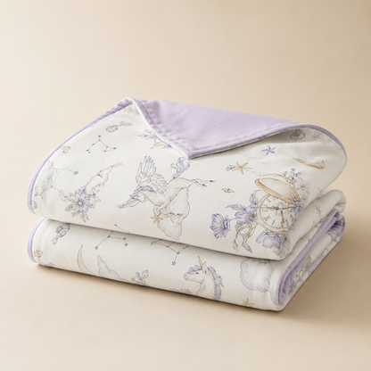 Cosmic Unicorn Reversible Blanket