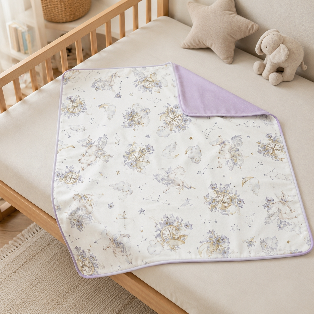 Cosmic Unicorn Reversible Blanket