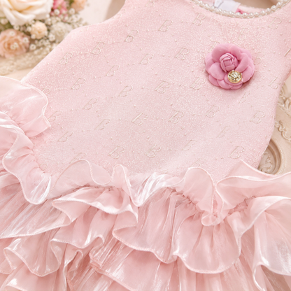Pearl Ruffle Princess Dress