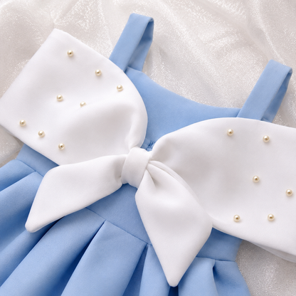 Sky Bow Princess Dress