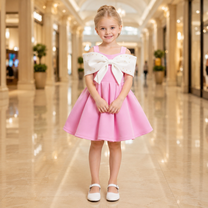 Sky Bow Princess Dress