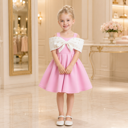 Sky Bow Princess Dress
