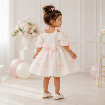 Blush Bow Princess Dress