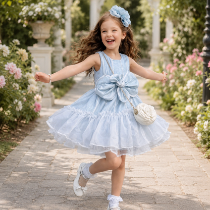 Bluebell Bow Princess Dress