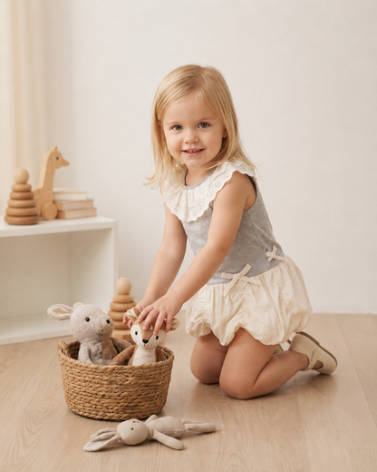 Ruffle Collar Bubble Romper Dress