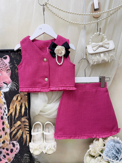 Rose Pearl Elegance Party CO-ords set