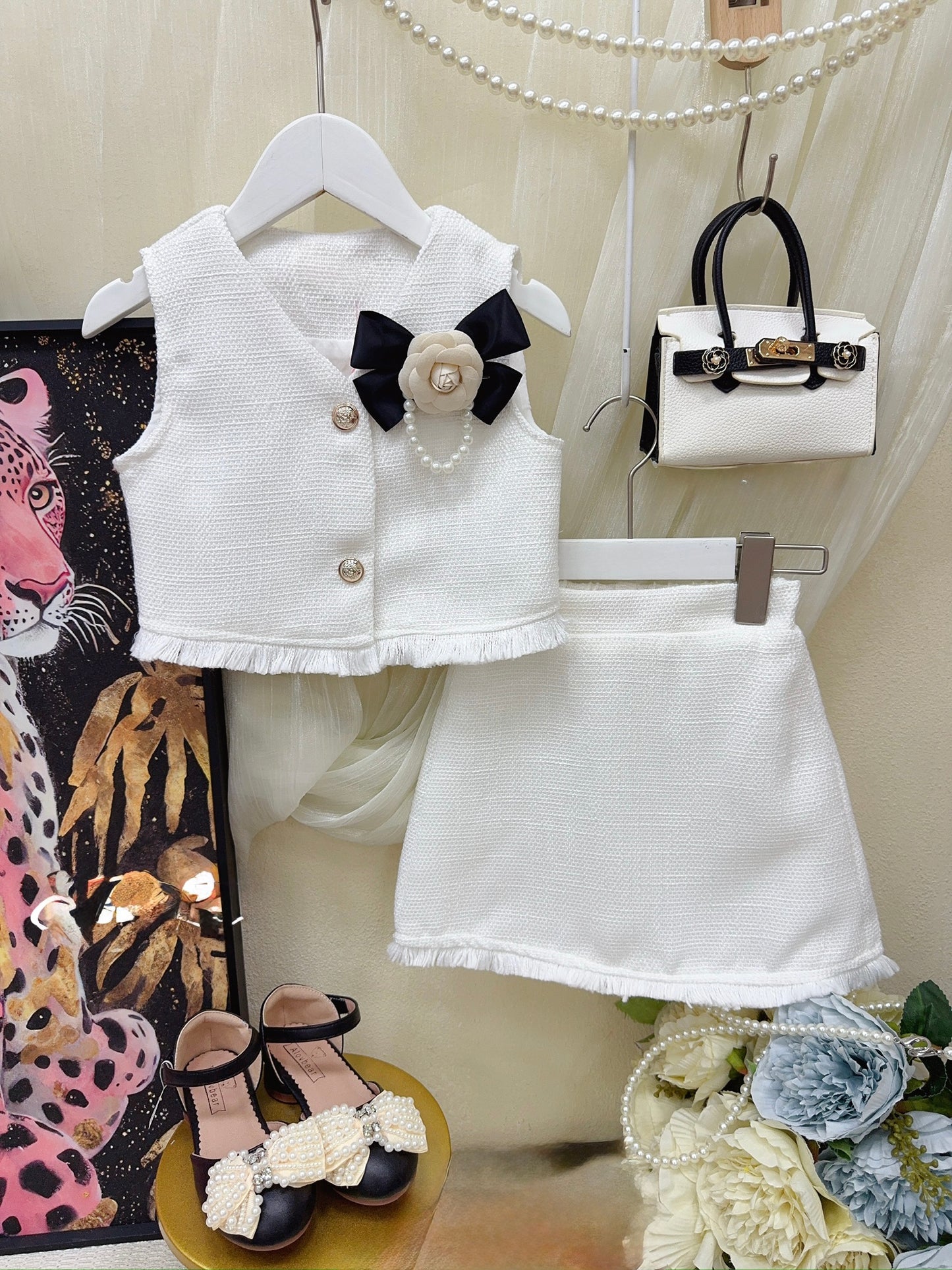 Rose Pearl Elegance Party CO-ords set