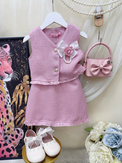 Rose Pearl Elegance Party CO-ords set