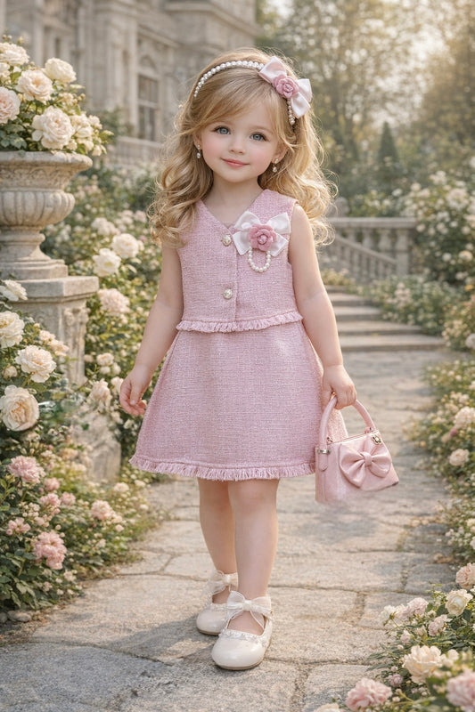 Rose Pearl Elegance Party CO-ords set