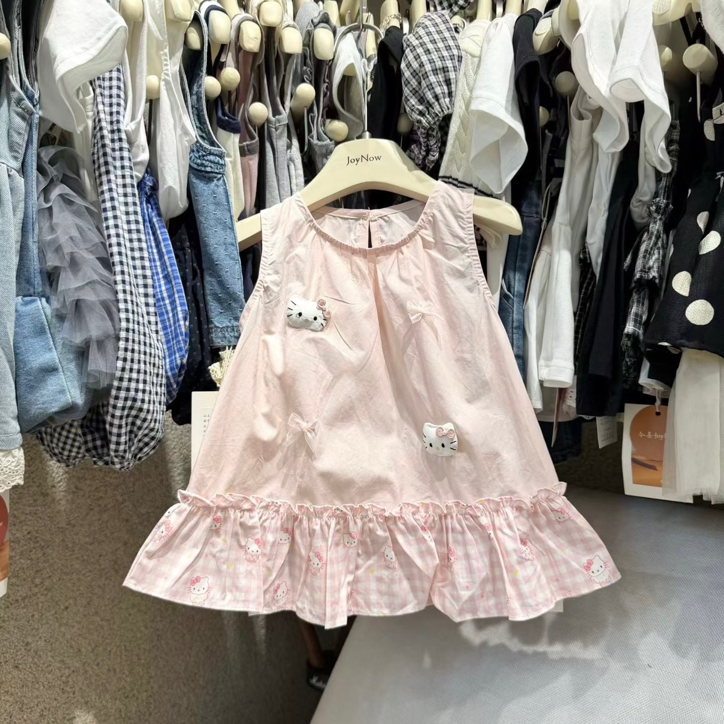 Kitty Charm Ruffle Dress