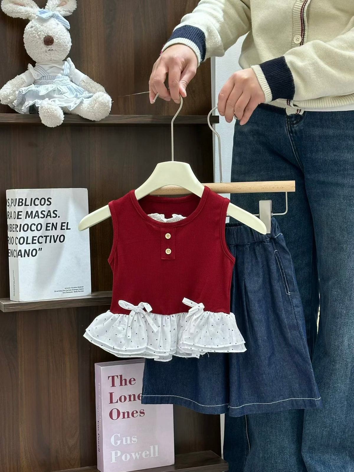 Daisy Frill Denim Co-Ord Set