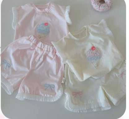 Sweet Treat Ruffle Shorts Set