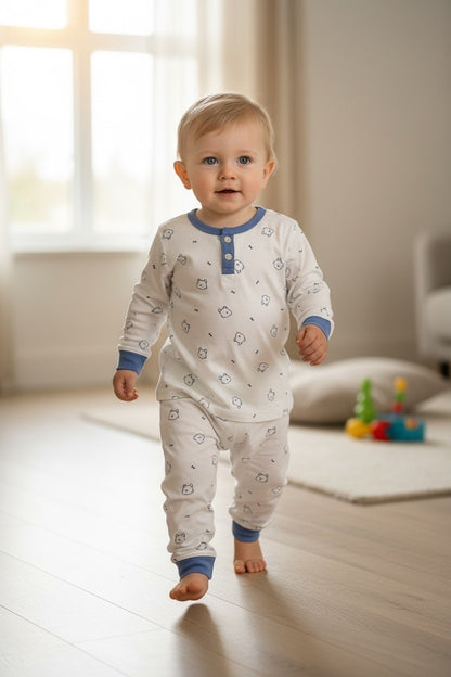 Teddy Dreams Cotton Night Suit